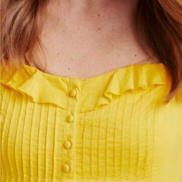 Maeve Arcadia Maxi Dress Size 10 Yellow NWT from Anthropologie - Picture 2 of 8